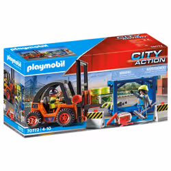 Playmobil Chariot élévateur carg - Vue supplémentaire 2