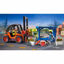 Playmobil Chariot élévateur carg - Vue supplémentaire 6