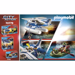 Playmobil City Action Hydravion police bandit - Vue supplémentaire 3