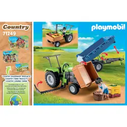 Playmobil Country Tracteur avec remorque