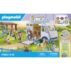Playmobil Van pour cheval et poneys avec enclos