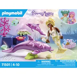 Playmobil Sirène avec dauphins