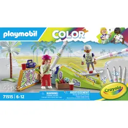Playmobil Color Skateurs avec rampe