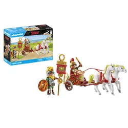 Playmobil César avec char et chevaux