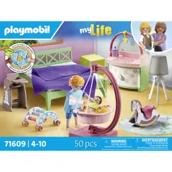 Playmobil My Life Chambre de parents avec berceau suspendu