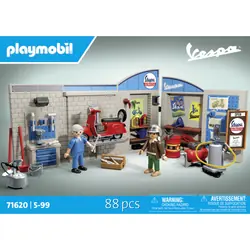 Playmobil Vespa Garage - Style rétro - années 60