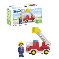 Playmobil Junior Camion de pompier avec échelle pivotante