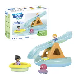 Playmobil Ilôt avec toboggan aquatique