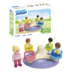 Playmobil JUNIOR Enfants et tourniquet