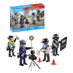Playmobil Set métiers de la police : 4 policiers