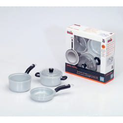 Theo Klein WMF - Set de casseroles en plastique, 3 pces