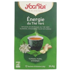 Yogi Tea Énergie du Thé Vert Bio 17 Sachets