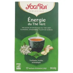 Yogi Tea Énergie du Thé Vert Bio 17 Sachets