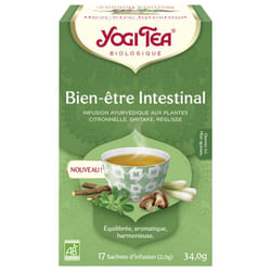 Bien-etre Intestinal 17 Sachets D'infusion Ayurvedique Bio Yogi Tea