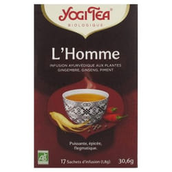 L'homme biologique 17 Sachets Yogi Tea