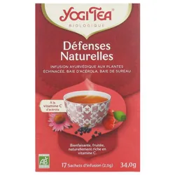 Infusion Biologique Defenses Naturelles 17 Sachets Yogi Tea