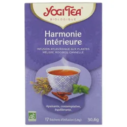 Infusion Biologique Harmonie Intérieure 17 sachets Yogi Tea