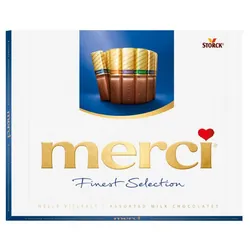 merci 0.1541.6 Confiserie à base de chocolat 250 g Assortie