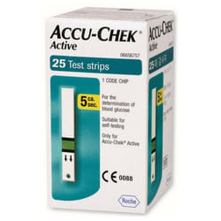 ACCU-CHEK Active BANDELETTES 25 bandelettes