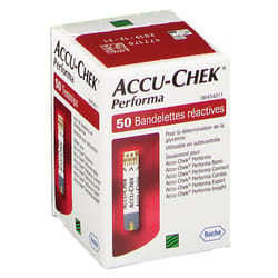 ACCU-CHEK Performa BANDELETTES 50 bandelettes