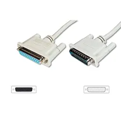 Digitus Câble de rallonge pour le transfert de données, D-Sub25/M - D-Sub25/F