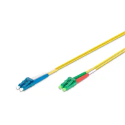 Digitus Câble de brassage monomode à fibre optique, LC (APC) / LC