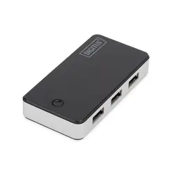 Digitus Concentrateur USB 3.0, 4 ports, noir