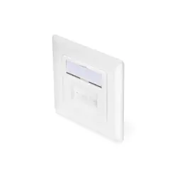 Digitus CAT 6A classe EA prise réseau, compatible avec le design, blindée, encastrée