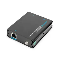 Digitus Port Fast Ethernet PoE + Rallonge avec 1 port d'entrée 10/100Mb/s et 2 ports de sortie 10/100Mb/s