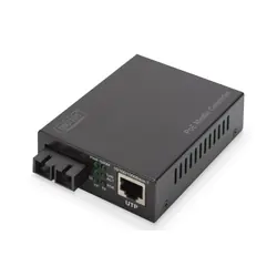 Digitus Convertisseurs de médias Gigabit PoE, RJ45 / SC, SM, PSE