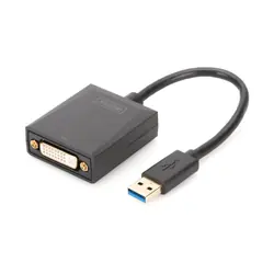 Digitus DA-70842 adaptateur graphique USB Noir