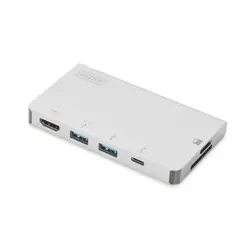 Digitus Station d'accueil de voyage multi-ports USB Type-C™, 6 ports