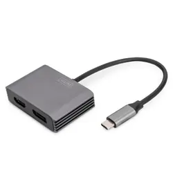Digitus Adaptateur graphique USB Type-C™ 4K 2 en 1 Mini DisplayPort + HDMI