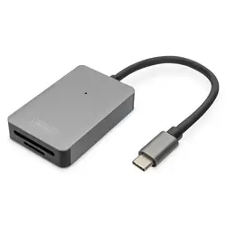 Digitus Lecteur de carte USB-C, 2 emplacements, High Speed