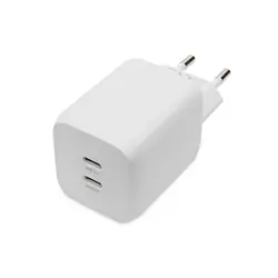 Digitus Chargeur USB-C, 2 ports, 65 W GaN
