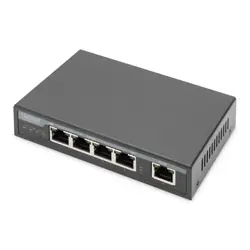 Digitus Extender 4 ports Gigabit 4PPoE, 802.3at, 60 W