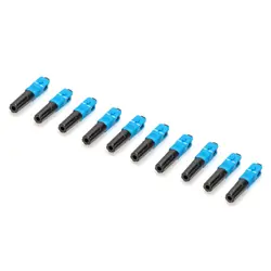 Digitus Connecteur de terrain pour fibre optique monomode SC/UPC Fast Connector (10 pièces)
