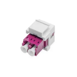 Digitus Coupleur duplex LC/LC pour fibre optique, multimode OM4, module Keystone