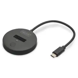 Digitus DA-71547 Station d'accueil de disques de stockage USB 3.2 Gen 2 (3.1 Gen 2) Type-C Noir