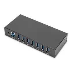 Digitus Hub USB 3.0, 7 ports, Industriel