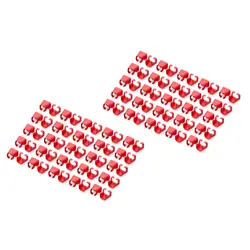 Digitus Clips de couleur pour câbles patch - Rouge