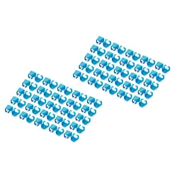 Digitus Clips de couleur pour câbles patch - Bleu