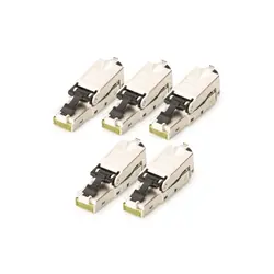 Digitus Connecteur blindé RJ45 pour assemblage sur site - 5 pièces