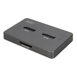 Digitus DA-71546-1 Station d'accueil de disques de stockage USB 3.2 Gen 2 (3.1 Gen 2) Type-C Noir