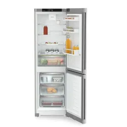 Liebherr CNSFD1853-20 réfrigérateur-congélateur Pose libre 330 L D Argent, Acier inoxydable