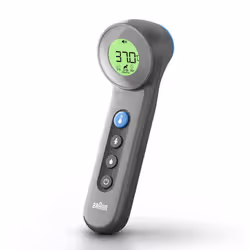 Braun BNT 400 BK Thermomètre à distance Gris Front Boutons - Vue supplémentaire 2