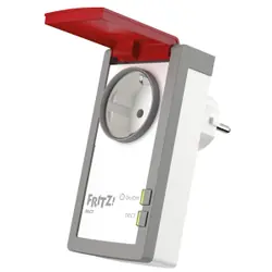 DECT FRITZ! 210 INT Prise intelligente 3450 W Gris, Rouge, Blanc