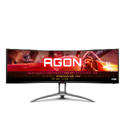 AOC B2 AG493UCX2 écran plat de PC 124 cm (48.8") 5120 x 1440 pixels Quad HD LED Noir