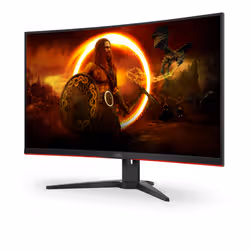 AOC G2 CQ32G2SE/BK LED display 80 cm (31.5") 2560 x 1440 pixels 2K Ultra HD Noir, Rouge - Vue supplémentaire 4