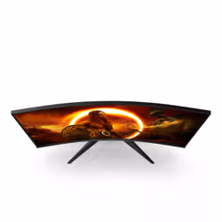 AOC G2 CQ32G2SE/BK LED display 80 cm (31.5") 2560 x 1440 pixels 2K Ultra HD Noir, Rouge - Vue supplémentaire 6